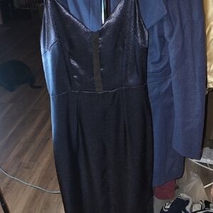 Forever 21 Shimmering Black Midi Dress